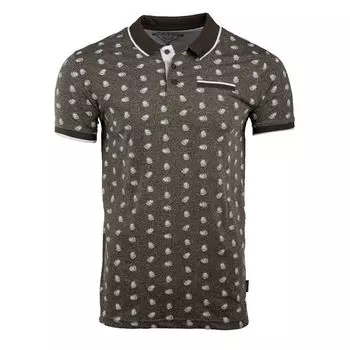 Мужская рубашка-поло с принтом BLAGGIO S синий