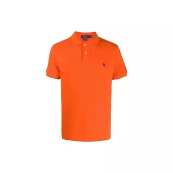 Мужская рубашка поло с вышитым логотипом Polo Ralph Lauren, ярко-оранжевая 710795080-025 L