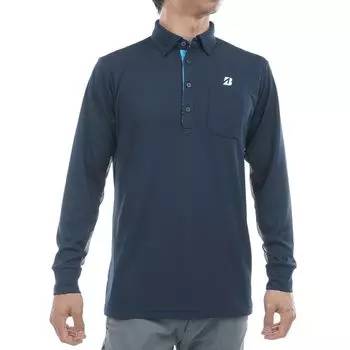 Мужская рубашка с длинным рукавом на пуговицах в стиле ретро Bridgestone Golf 3GE01F NA