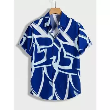 Мужская рубашка с графическим принтом Manfinity Modomio S