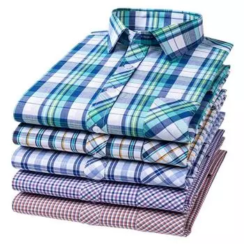 Мужская рубашка с тонкими лацканами на пуговицах, весна-осень 42