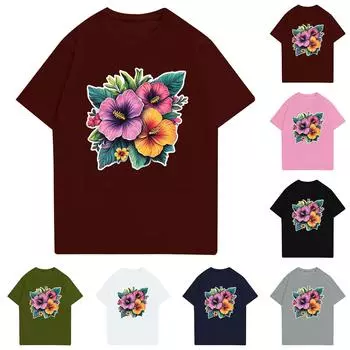 Мужская рубашка с воротником-стойкой и коротким рукавом, свободная рубашка для отдыха и отдыха, мужская L чёрный