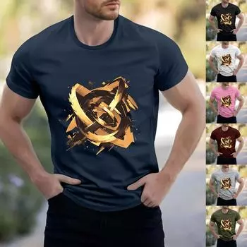 Мужская рубашка с воротником-стойкой и коротким рукавом, свободная рубашка для отдыха и отдыха, мужская XXXL