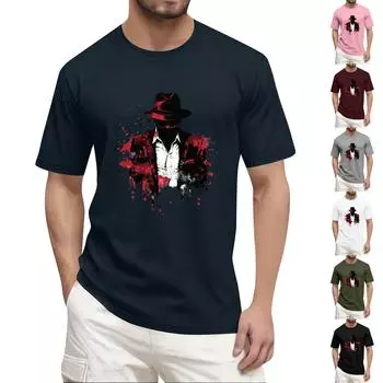 Мужская рубашка с воротником-стойкой и коротким рукавом, свободная рубашка для отдыха и отдыха, мужская XL