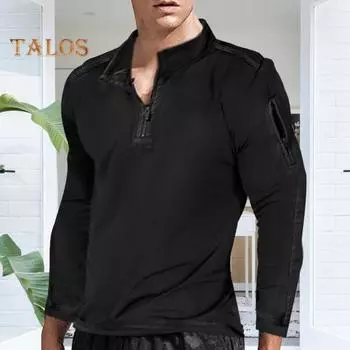 Мужская рубашка весна-осень на молнии с отложным воротником, свободный топ с длинными рукавами и средней длиной, однотонный пуловер для спорта, фитнеса, повседневной носки, толстовка M белый