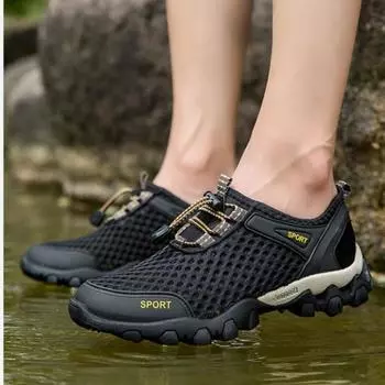 Мужская сетчатая обувь, кроссовки, весенние дышащие беговые мужские туфли на платформе, уличная нескользящая мужская обувь с низким берцем, Zapatillas Hombre 39