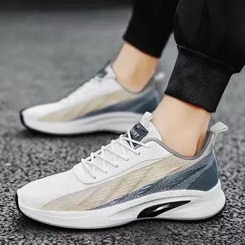 Мужская сетчатая обувь, повседневные дышащие мужские кроссовки, модные легкие прогулочные кроссовки на шнуровке, мужские вулканизированные кроссовки Tenis Masculino 39