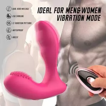 Мужская секс-игрушка, инструменты для мастурбации, вибрационный массажер простаты, анальная пробка с дистанционным управлением, товары для взрослых