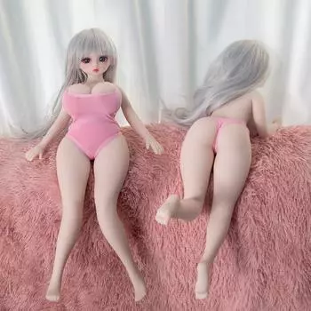Мужская секс-кукла 60 см, милая маленькая девочка, силиконовая кукла, большая грудь, мягкие ягодицы, чашка для мастурбации, вагина, анальный секс, секс-игрушка для взрослых 60cm