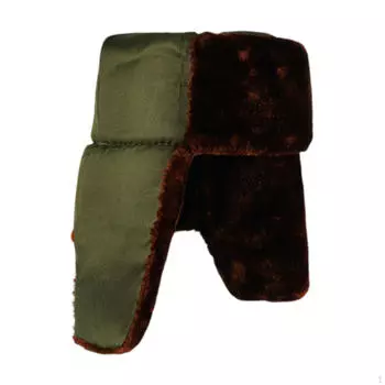 Мужская шапка-ушанка, симпатичная, портативная, теплая, для защиты ушей, для катания на лыжах, рыбалки, верховой езды Green No Nose Guard