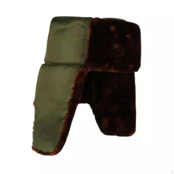 Мужская шапка-ушанка, симпатичная, зимняя, для кемпинга, шопинга на открытом воздухе, велоспорта, пешего туризма Green No Nose Guard