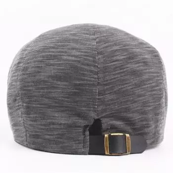 Мужская шерстяная шапка Ji Mao, однотонная женская шапка-берет в британском стиле Adjustable красный