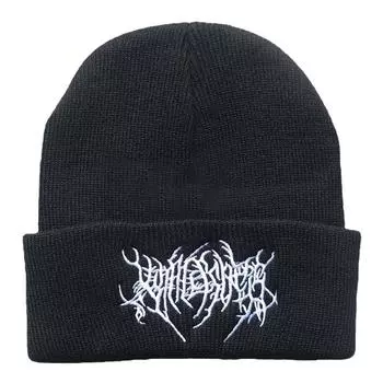 Мужская шерстяная шапка, однотонная вышитая вязаная шапка, осенне-зимние уличные спортивные теплые шапки, женские холодные шапки, модные шапки в стиле хип-хоп One Size