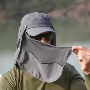 Мужская шляпа для рыбалки, летняя спортивная шляпа для кемпинга, солнцезащитный крем, защита от ультрафиолета, дышащий солнцезащитный козырек, повседневные рыболовные шапки с принтом