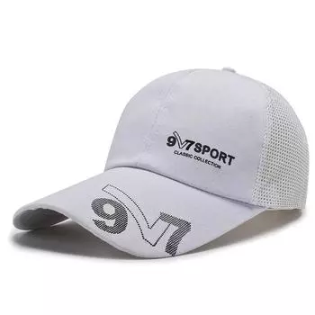 Мужская шляпа, летняя туристическая шляпа от солнца, повседневная дышащая модная спортивная кепка для рыбалки на открытом воздухе белый