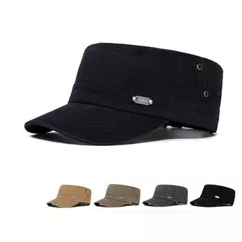 Мужская шляпа с плоским верхом, большая голова, капитанская кепка, солнцезащитная шляпа, козырек Trucker Snapback Ha серый