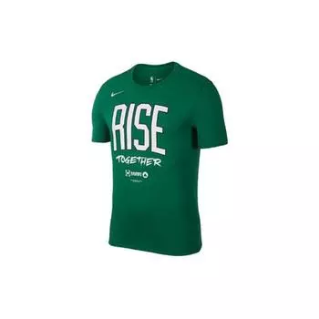 Мужская спортивная футболка с графическим рисунком Nike Dri-Fit NBA Boston Celtics, зеленая CU4287-312 S