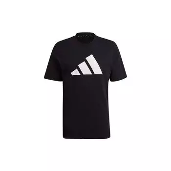 Мужская спортивная футболка с коротким рукавом Adidas Essential Logo, черная GP9503 XS