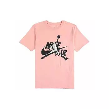 Мужская спортивная футболка с коротким рукавом Air Jordan Big Logo, розовая BV5906-623 L