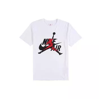 Мужская спортивная футболка с коротким рукавом Air Jordan Big Logo, белая BV5906-100 XXXL