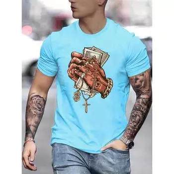 Мужская спортивная футболка с коротким рукавом, Париж, 3D-печать, Простой дизайн, Модная брендовая одежда, повседневный костюм, новинка весна/лето S