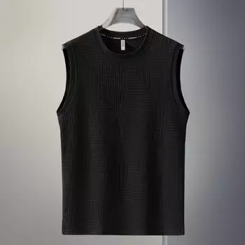 Мужская спортивная и повседневная майка без рукавов, мужская свободная рубашка больших размеров для больших размеров 8XL