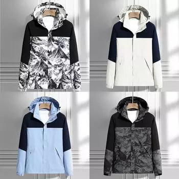 Мужская спортивная куртка для активного отдыха, ветрозащитная, водонепроницаемая, солнцезащитная, дышащая, походная куртка M зелёный