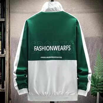 Мужская спортивная куртка, мужская лоскутная куртка с капюшоном на молнии, весенне-осеннее пальто, повседневная бейсбольная куртка, толстовка, винтажная верхняя одежда M чёрный