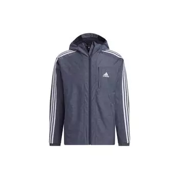 Мужская спортивная куртка на молнии с логотипом Adidas Верхняя одежда Legend-Blue IK7324 M