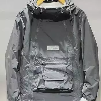 Мужская спортивная куртка с двойной молнией - коллекция осень/зима 2023 г. XXL чёрный