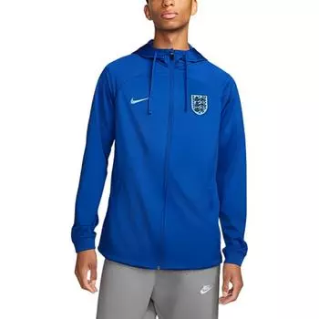 Мужская спортивная куртка с капюшоном и однотонным логотипом Nike SS23, синяя DM9529-480 L