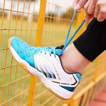 Мужская спортивная обувь Баскетбольная обувь Брендовая спортивная профессиональная обувь для бадминтона, тенниса, волейбола Дышащие легкие тренировочные кроссовки для бега 45 красный