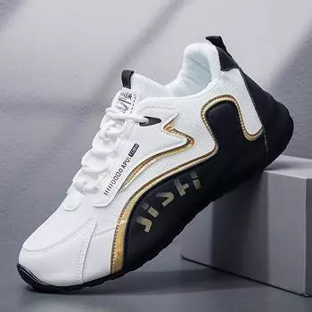 Мужская спортивная обувь больших размеров 46–47. Водонепроницаемая и нескользящая кожаная обувь для путешествий высокого класса. Универсальные осенние мужские кроссовки. 39