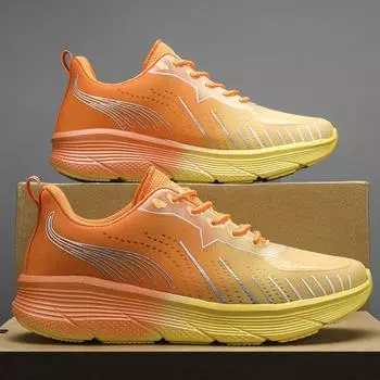 Мужская спортивная обувь большого размера на весну и осень 36-46, нескользящая износостойкая уличная мужская обувь для бега для фитнеса 36 зелёный