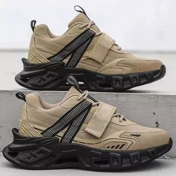 Мужская спортивная обувь для активного отдыха на толстой подошве, объемная повседневная обувь, мягкая подошва, нескользящая, легкая, удобная, для бега, мужская теннисная обувь 39