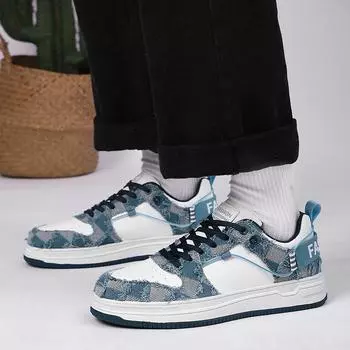 Мужская спортивная обувь для бега, повседневные кроссовки в уличном стиле для бега, ретро, студенческие, большого размера, для скейтбординга EU: 39 чёрный