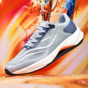 Мужская спортивная обувь из высококачественного ТПУ с амортизацией, кроссовки для бега, дышащие, нескользящие, для баскетбола, тенниса, повседневные кроссовки 36