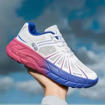 Мужская спортивная обувь Легкая дышащая теннисная обувь для бега 39 белый