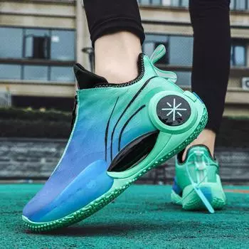 Мужская спортивная обувь Модные амортизирующие баскетбольные кроссовки Мужская спортивная обувь Высокие кеды Мужские баскетбольные кроссовки Мужские уличные мужские легкие кроссовки 41