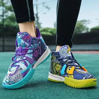 Мужская спортивная обувь, мужские баскетбольные кроссовки, высокие дышащие ботинки, летние нескользящие кроссовки для юниоров, женские студенческие кроссовки Venom 45