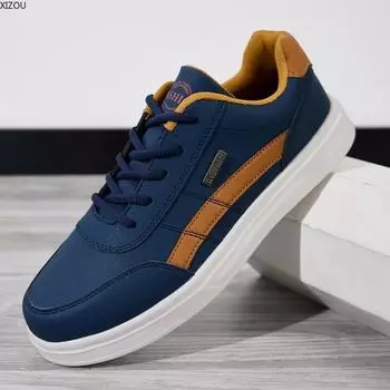 Мужская спортивная обувь, мужские повседневные кроссовки, низкие кроссовки на шнуровке, водонепроницаемые, легко моются, легкие мужские кроссовки, новый стиль 39