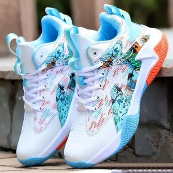 Мужская спортивная обувь Новые баскетбольные кроссовки для мужчин Высокие кроссовки Мужские амортизирующие удобные кроссовки Спортивная тренировочная женская спортивная обувь Zapatos 39