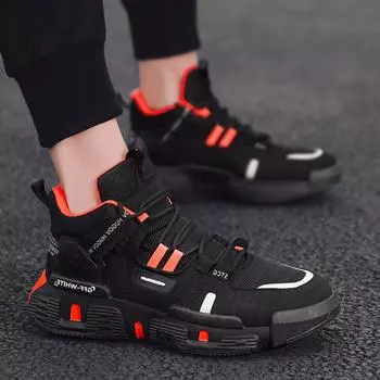 Мужская спортивная обувь Новые мужские баскетбольные кроссовки Уличные дышащие сетчатые противоскользящие износостойкие амортизирующие баскетбольные кроссовки Мужские кроссовки для ходьбы 41