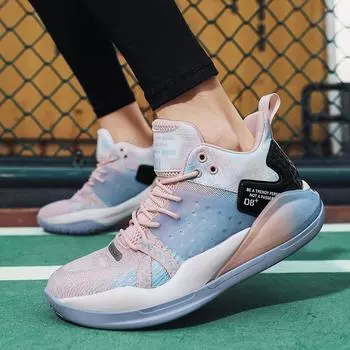 Мужская спортивная обувь Новые профессиональные мужские баскетбольные кроссовки Высокое качество Мужские баскетбольные кроссовки с отскоком Демпфирующие высокие тренировочные кроссовки Мужские 39