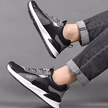 Мужская спортивная обувь, новые удобные и легкие кроссовки для бега, повседневная мода, универсальная обувь для путешествий 39 белый