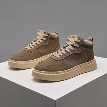 Мужская спортивная обувь, повседневные дышащие ботинки из искусственной кожи для ходьбы на плоской подошве, новинка 2024 года, мужские теннисные туфли, черные кружевные лоферы, кожаные ботинки 39 хаки
