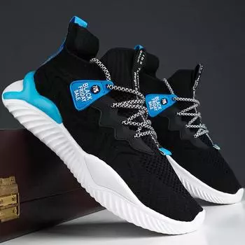 Мужская спортивная обувь, удобные дышащие повседневные кроссовки для фитнеса и уличного бега с сеткой 39 белый