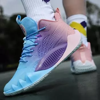 Мужская спортивная обувь Унисекс Баскетбольная обувь Мужские детские баскетбольные ботинки Женская спортивная обувь с сеткой Дизайнерские кроссовки Стритбольная тренировочная обувь Мужская обувь 42