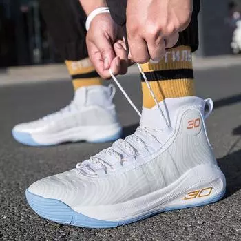 Мужская спортивная обувь Vanmie Баскетбольная обувь Мужчины Женщины Модные кроссовки на шнуровке для мужчин Мальчики Баскетбольная обувь Дышащая спортивная спортивная обувь для тренировок 36