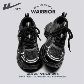 Мужская спортивная обувь WARRIOR Huili, универсальная повседневная обувь с увеличенной высотой каблука 39 белый